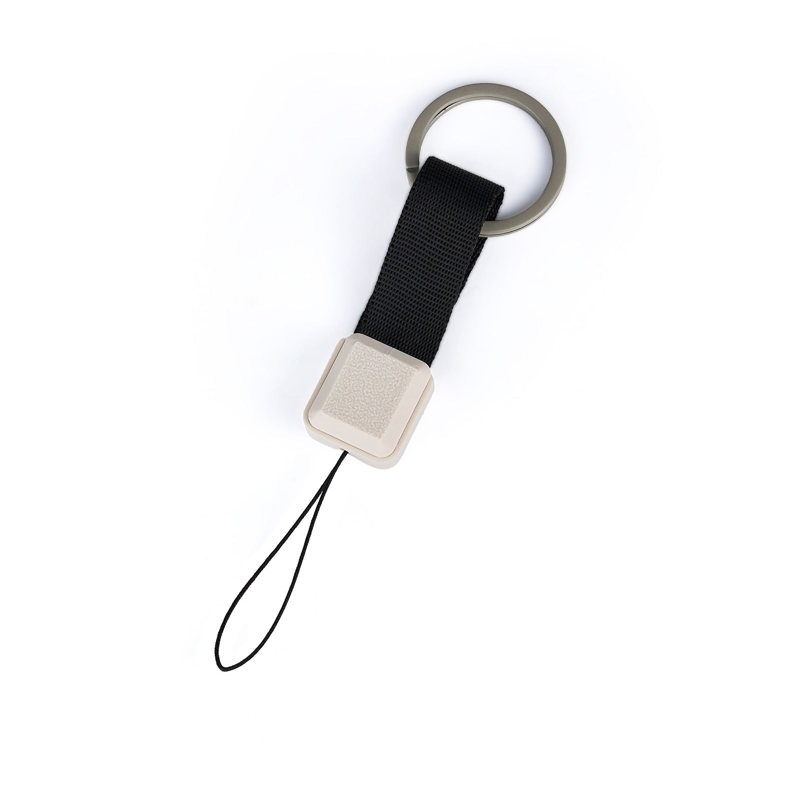 Card Fossil Bag Strap – front view, bone off-white colorway