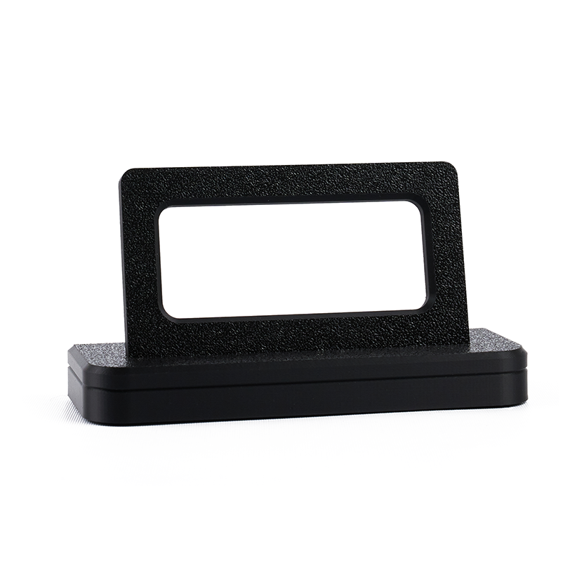 Card Fossil Magnetic Display Stand for Ungraded Cases – black base, desktop stand for showcasing card display cases