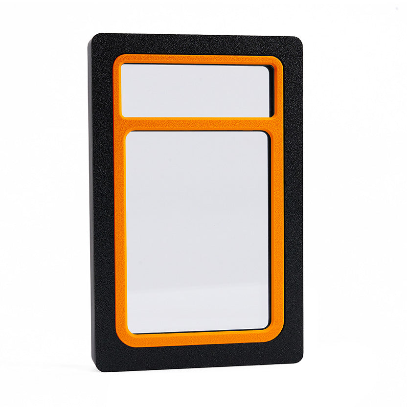 Card Fossil Standard Graded Case Dark Mode – pumpkin orange accent