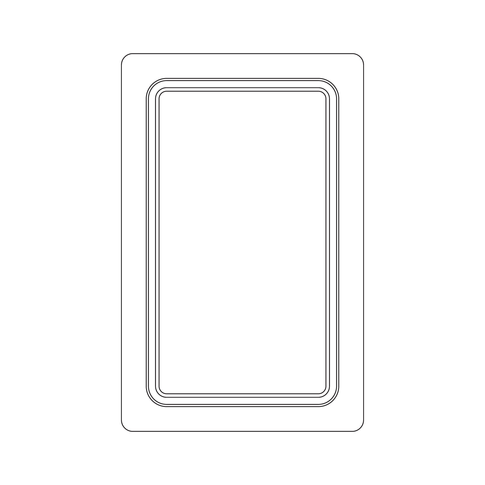 Card Fossil Replacement Front Assembly for Booster Cases – customisable trim and border colour