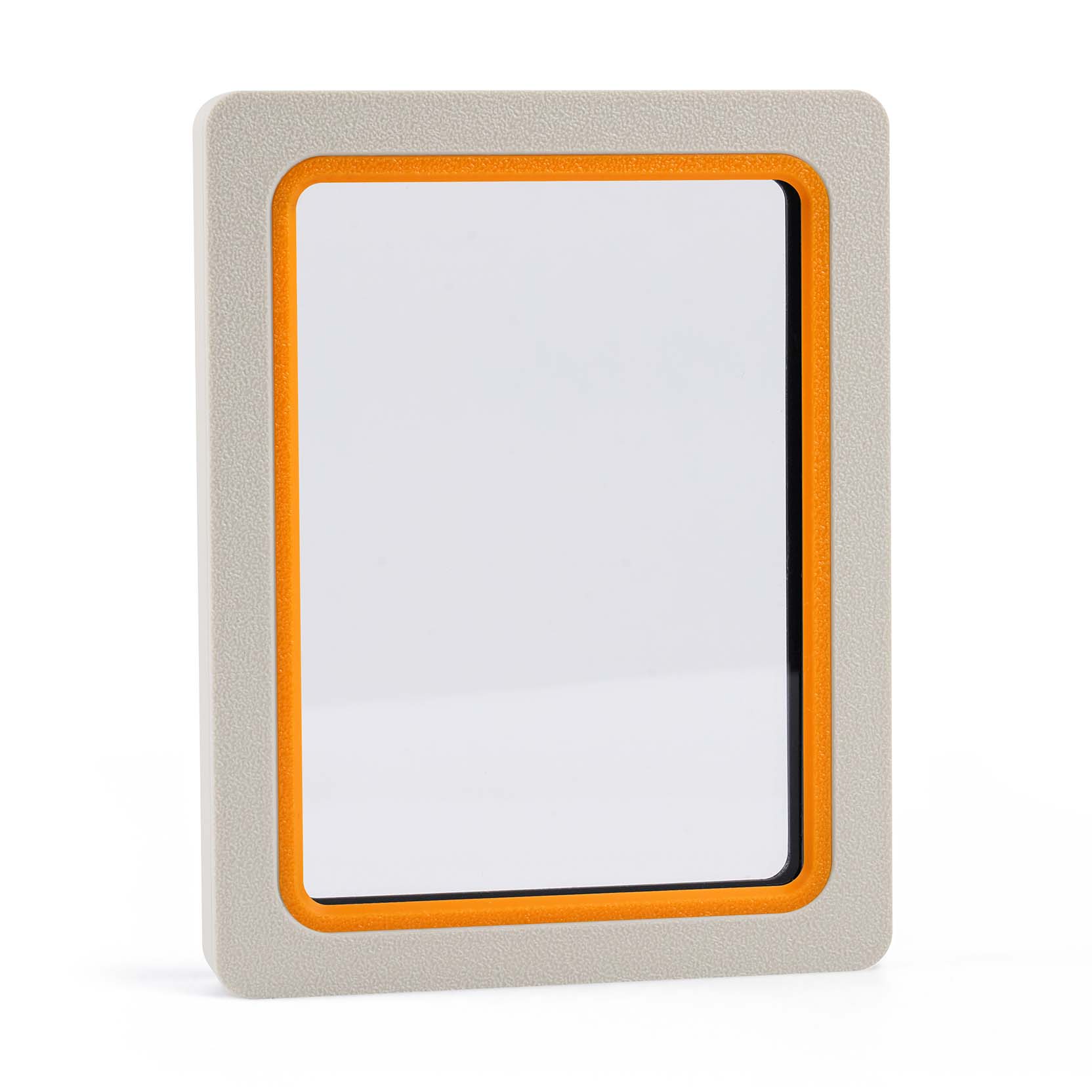 Card Fossil Standard Ungraded Case Light Mode – pumpkin orange accent, UV-resistant acrylic display with N52 magnets
