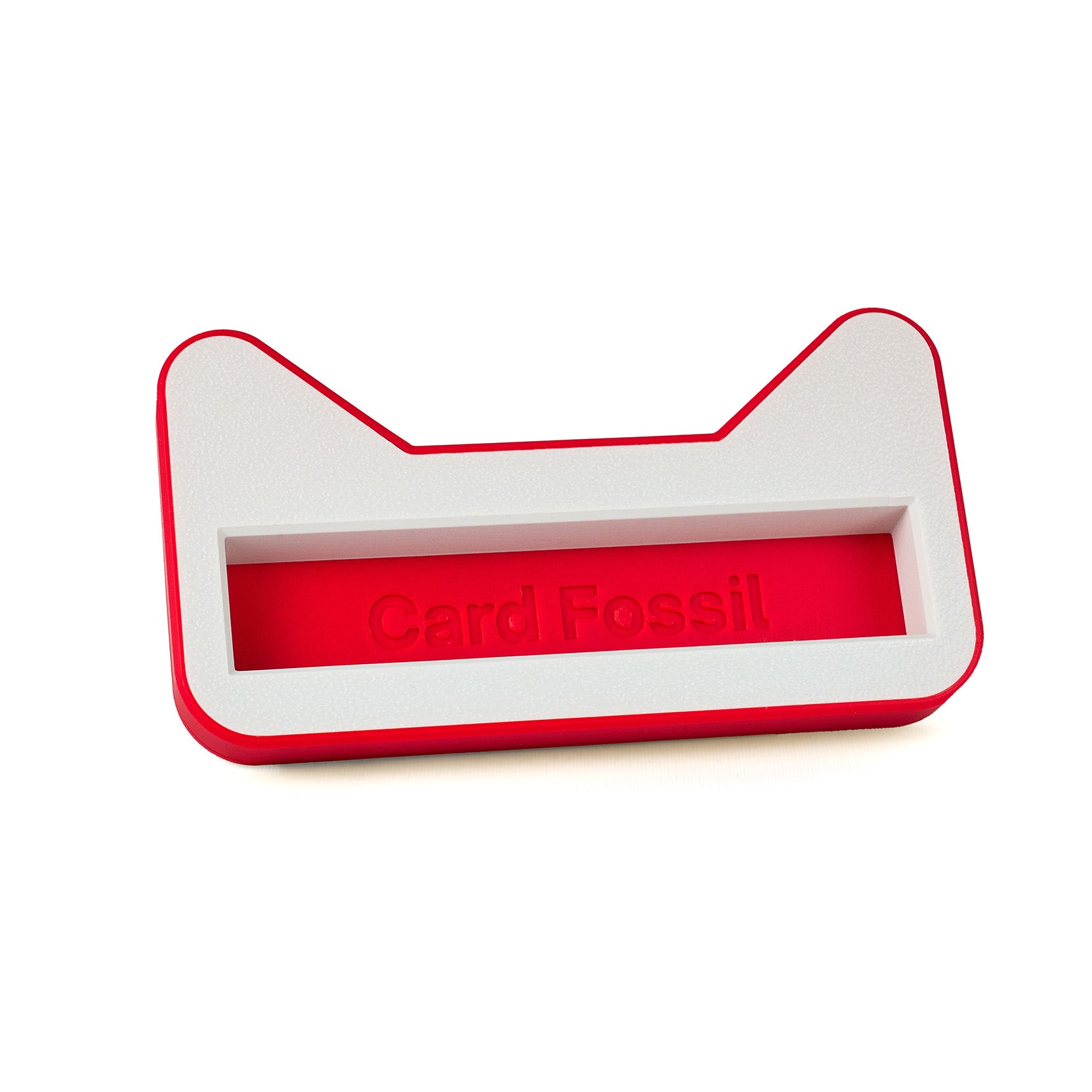 Card Fossil PSA and Booster Case Stand – light red colorway