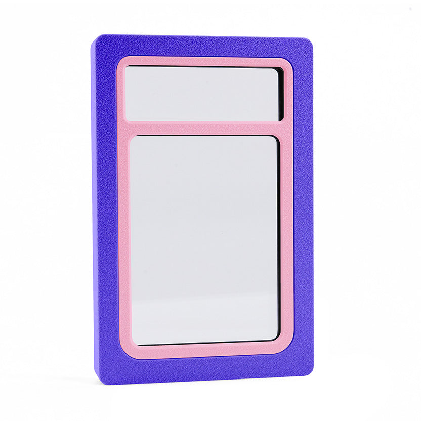 Card Fossil Standard Graded Case Purple Mode – sakura pink accent on purple background