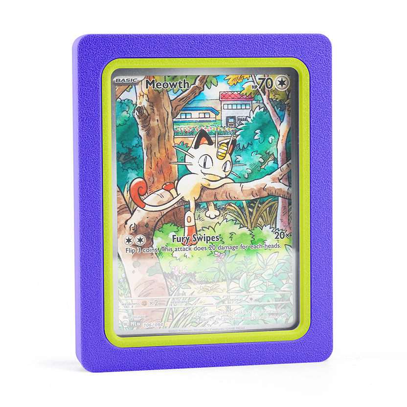 Trading Card Display Case – Purple