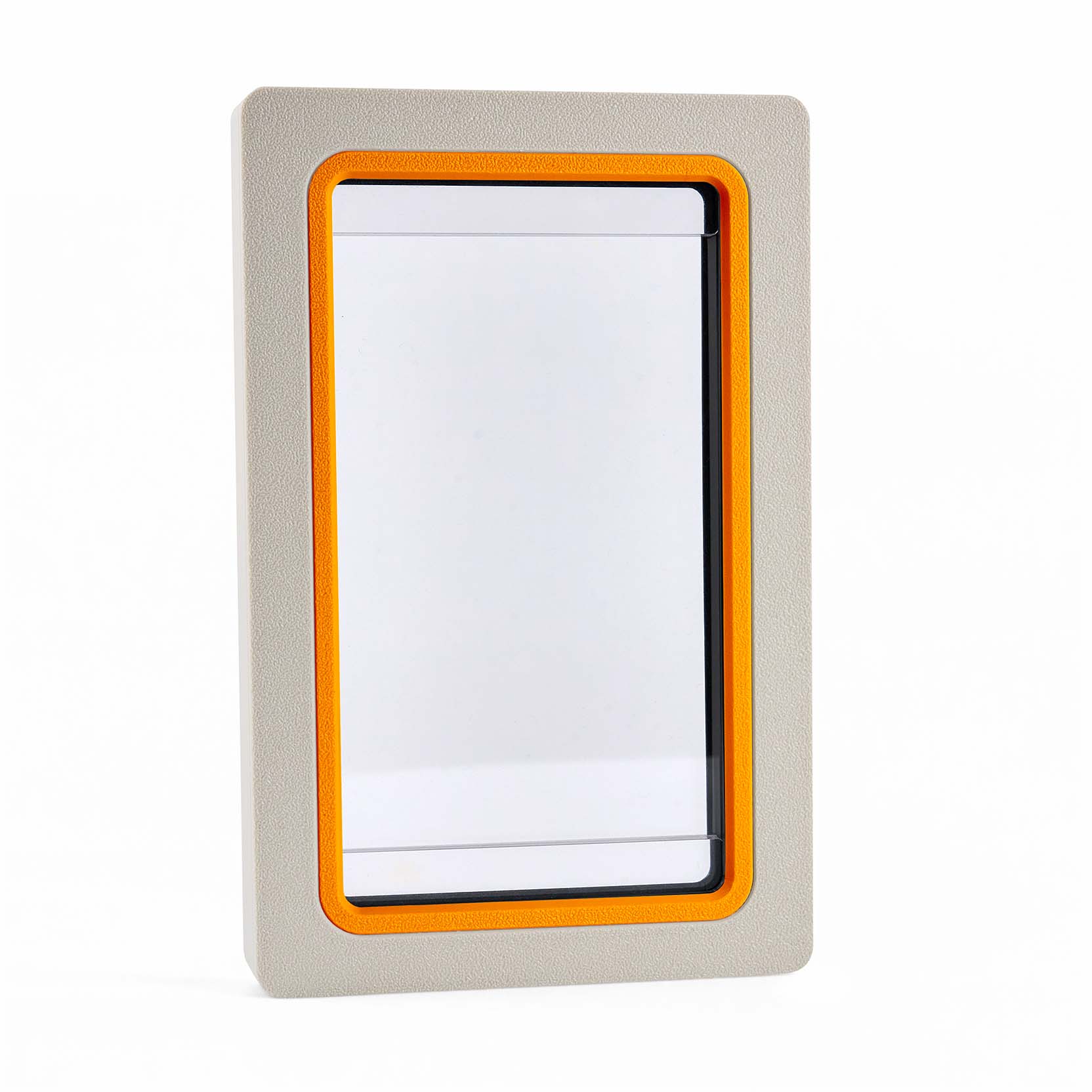 Card Fossil Standard Booster Case Light Mode – pumpkin orange accent, UV-resistant acrylic display for booster packs